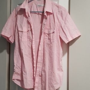 Calvin Klein pink short sleeve